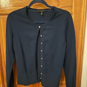 White House Black Market Deep Blue Sweater